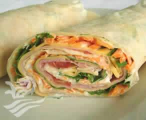 Pão Folha Com Pizza