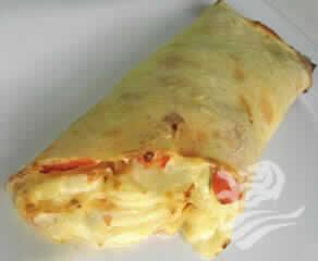 Wrap Quente Com Pizza