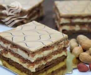 Mil Folhas Com Creme De Amendoim