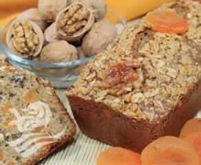 Grano Cake De Damasco Com Nozes