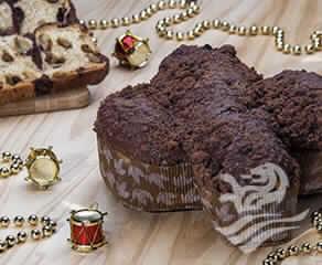 Panetone Pó - Pomba Pascal De Chocolate - Processo Esponja