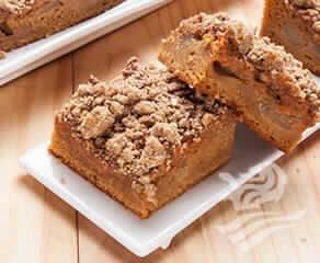 Bolo Cuca De Doce De Leite Com Maçã